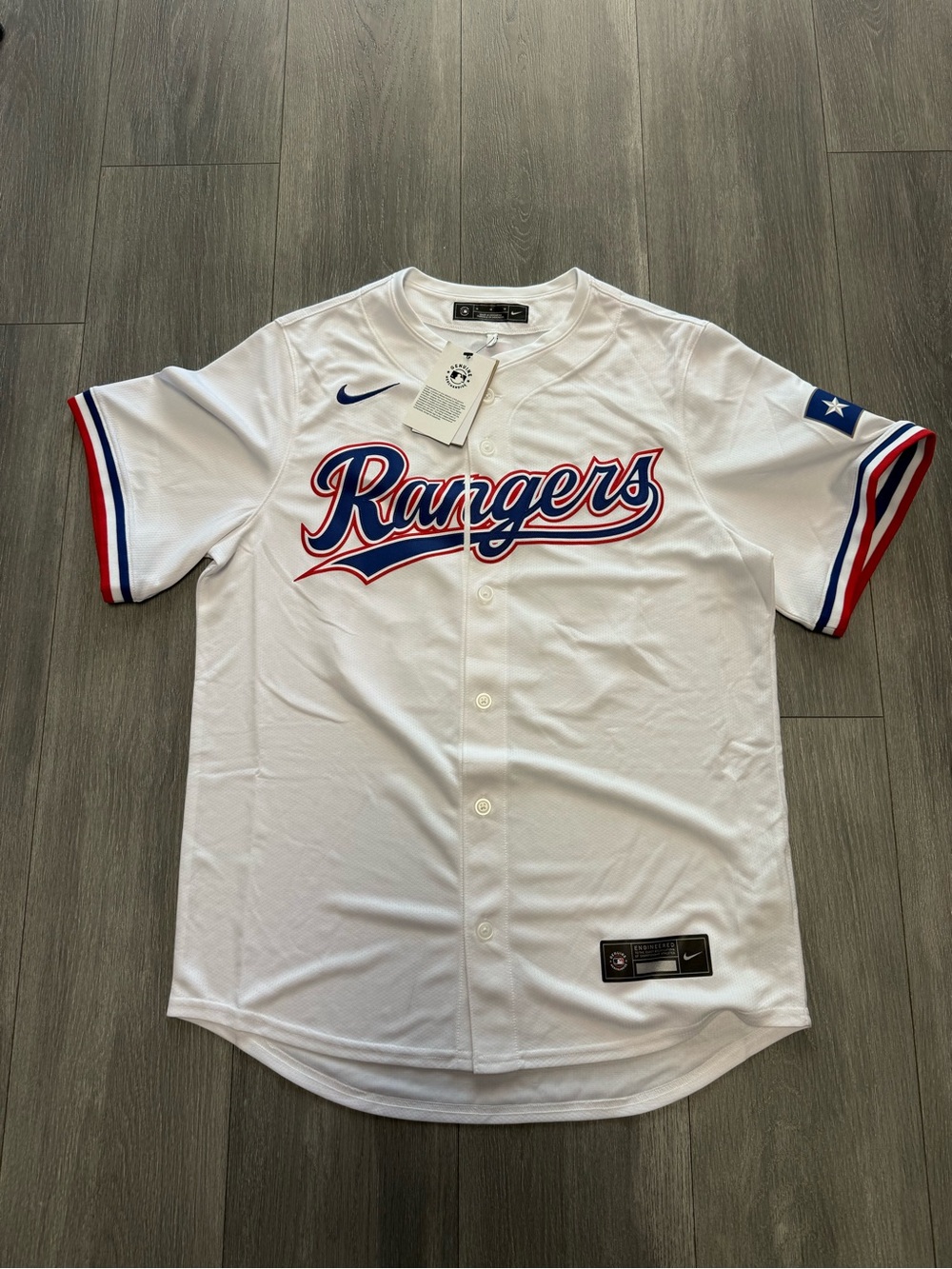 NWT  $175 Nike Texas Rangers Adolis Garcia 2024 Engineered Baseball Jersey M